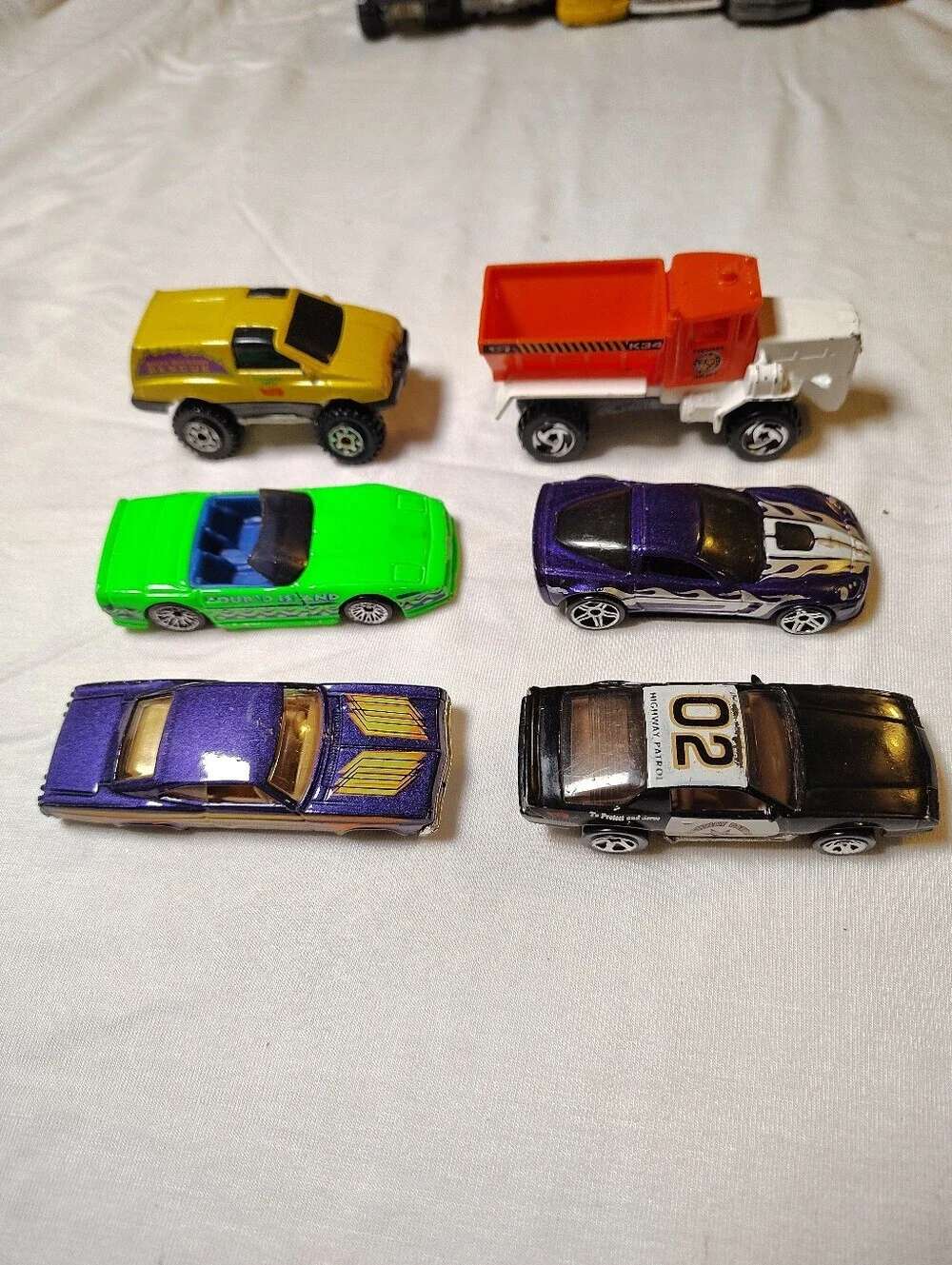 Hot Wheels Vintage Car Lot 70's-90's Chevy Trucks, Corvettes, Racing-Collectible